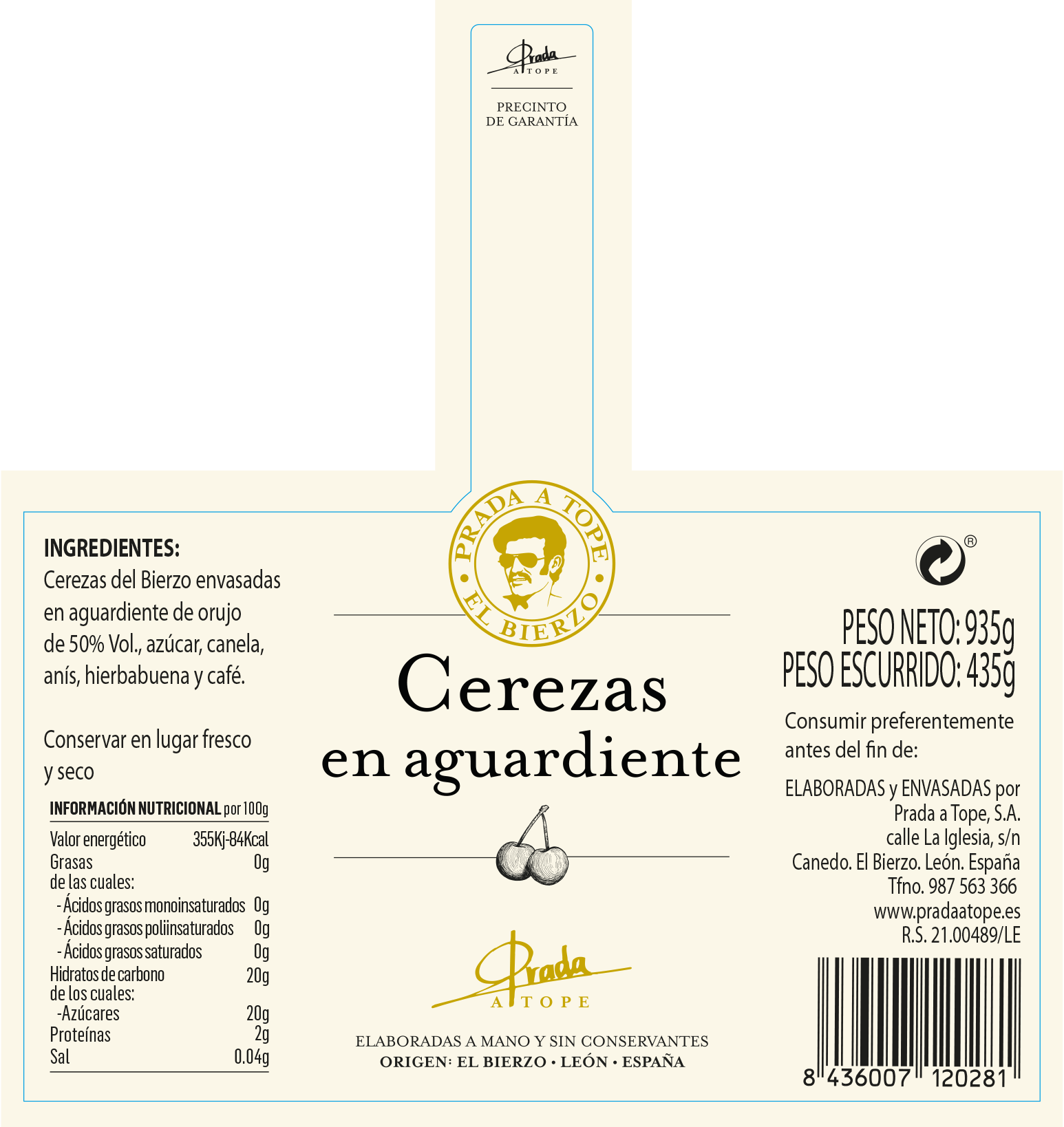 Cerezas en Aguardiente